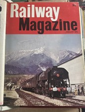 A Vintage Collection of Railway Magazine 1976 Preserved in a Binder Good Cond