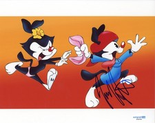 Jess Harnell "Animaniacs" Signed Autograph 8x10 Photo Wakko Warner ACOA COA