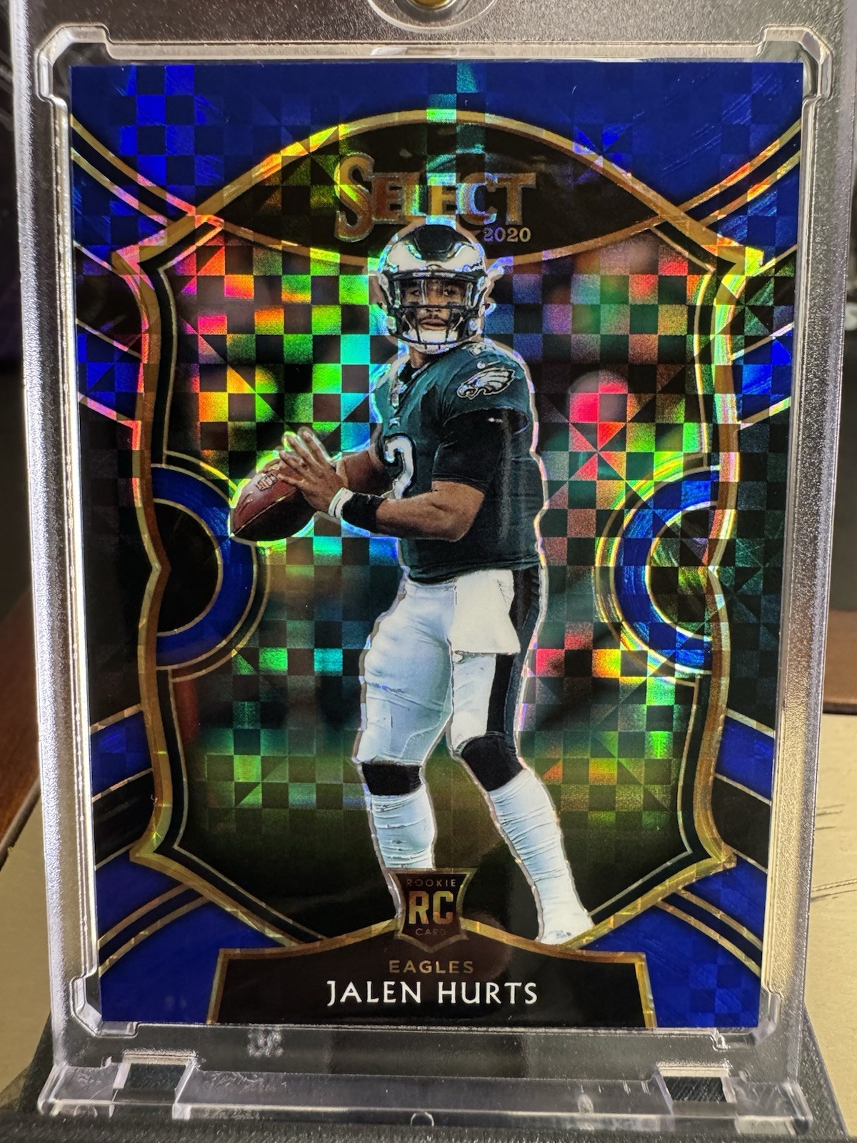 2020 Panini Select - Concourse Jalen Hurts #50 Blue Prizm /175 (RC)