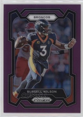 2023 Panini Prizm Purple Prizm 18/125 Russell Wilson #93 11nu