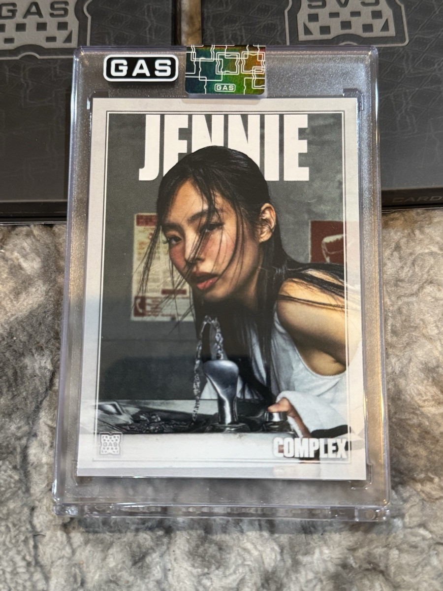 JENNIE x Complex x GAS Trading Card Limited Edition Base BLACKPINK