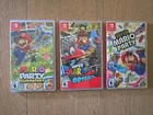 Super Mario Odyssey Party Superstars Nintendo Switch Game Lot of 3