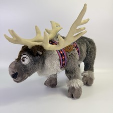 Disney Store Authentic Frozen Sven Plush Reindeer 16 Head To Tail Bendable Legs
