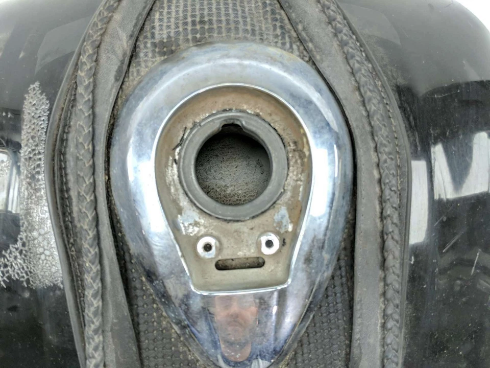 97-04 Honda Valkyrie 1500 GL1500C tanque de combustible de gasolina depósito de gasolina con babero Foto 4 de 4