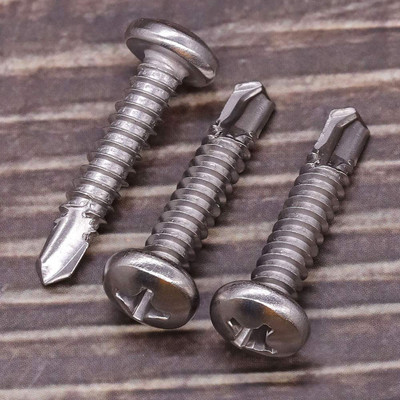 Small Parts 0616KPP410 410 Stainless Steel Self-Drilling Screw, Plain Small Parts 0616KPP410 410 Stainless Steel Self-Drilling Screw, Plain