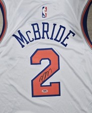 Miles McBride Signed Autographed New York Knicks Jersey PSA Certified