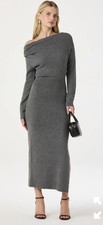 NWT ASTR the label One Shoulder Midi Sweater Dress Size XS