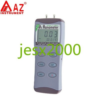 1PC   AZ-8230 Digital Manometer Differential Air Pressure Meter Gauge Tester 0-3