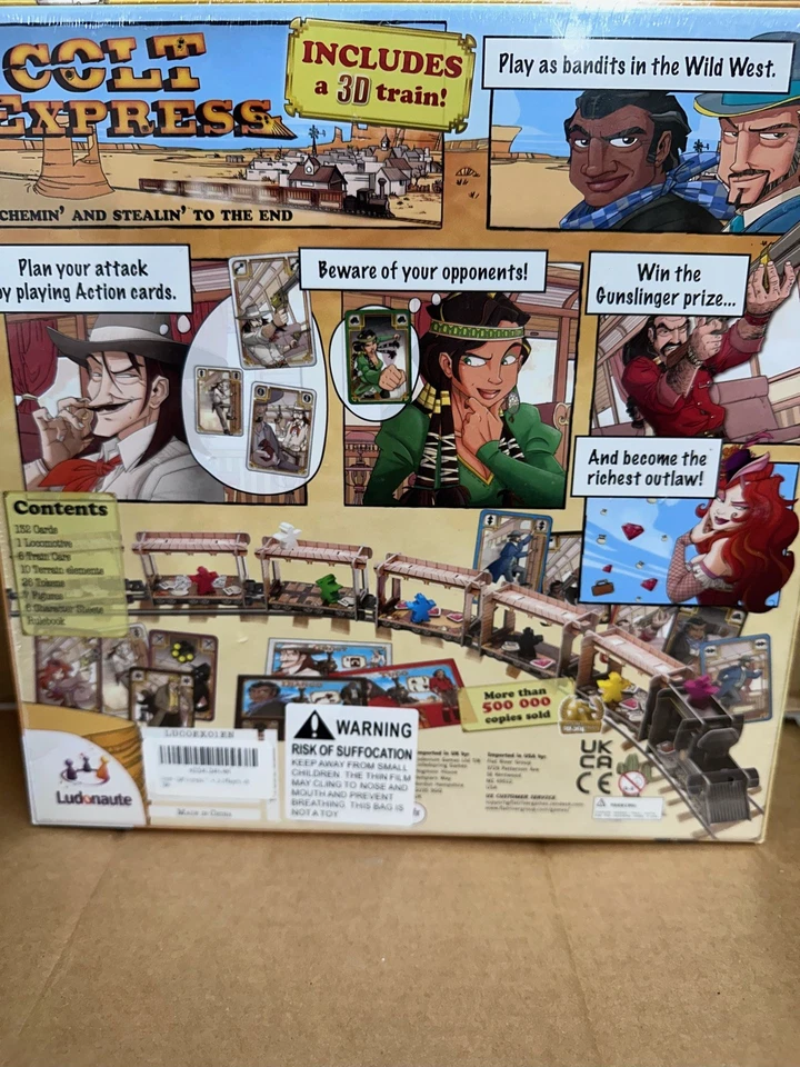Colt Express: 10th Anniversary - Strategy Board Game, Wild West Train Robbery  - Image 2 of 4
