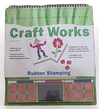 NEW - Craft Works: Rubber Stamping (Interactive Craft Instruction Book)