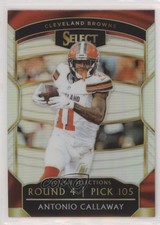2018 Panini Select Rookie Selections Silver Prizm Antonio Callaway #RS-16 02m9