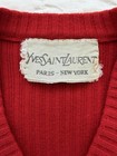 Vintage Yves Saint Laurent Red Ribbed Vintage Sweater Women’s  Size 40 (small) — photo 2