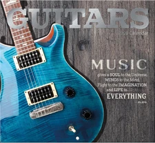 Guitars 2026 Full Size Wall Calendar for Planning, Scheduling, and Organizing