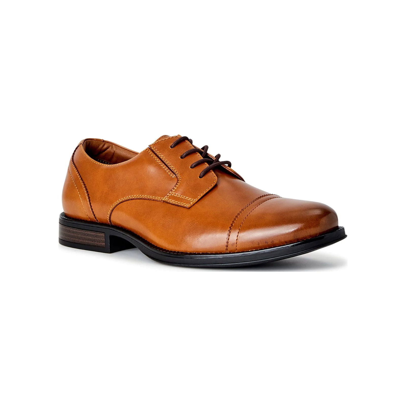 SAOLA Abito casual uomo George Branford Oxford marrone punta a cappuccio stringato taglia 11