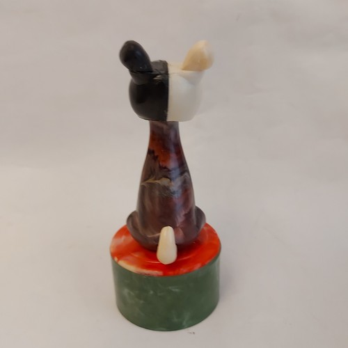 De colección 1972 Muy Raro URSS Pulsador Sonido Mecánico Plástico Perro Juguete + Caja - Imagen 8 de 16