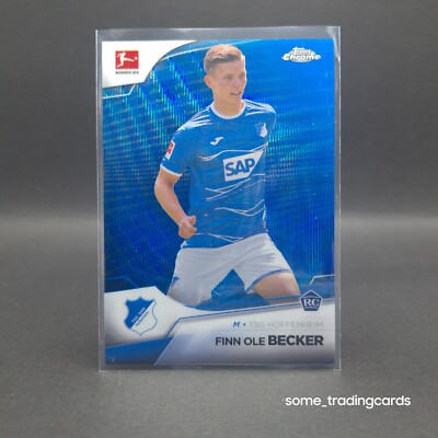Topps Bundesliga Chrome 2022/23 Finn Ole Becker RC TSG Hoffenheim Blue Wave /180