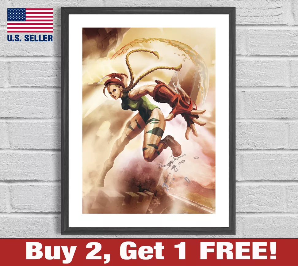 Street Fighter 4 Cammy 18 x 24 Poster Print Game Room Man Cave