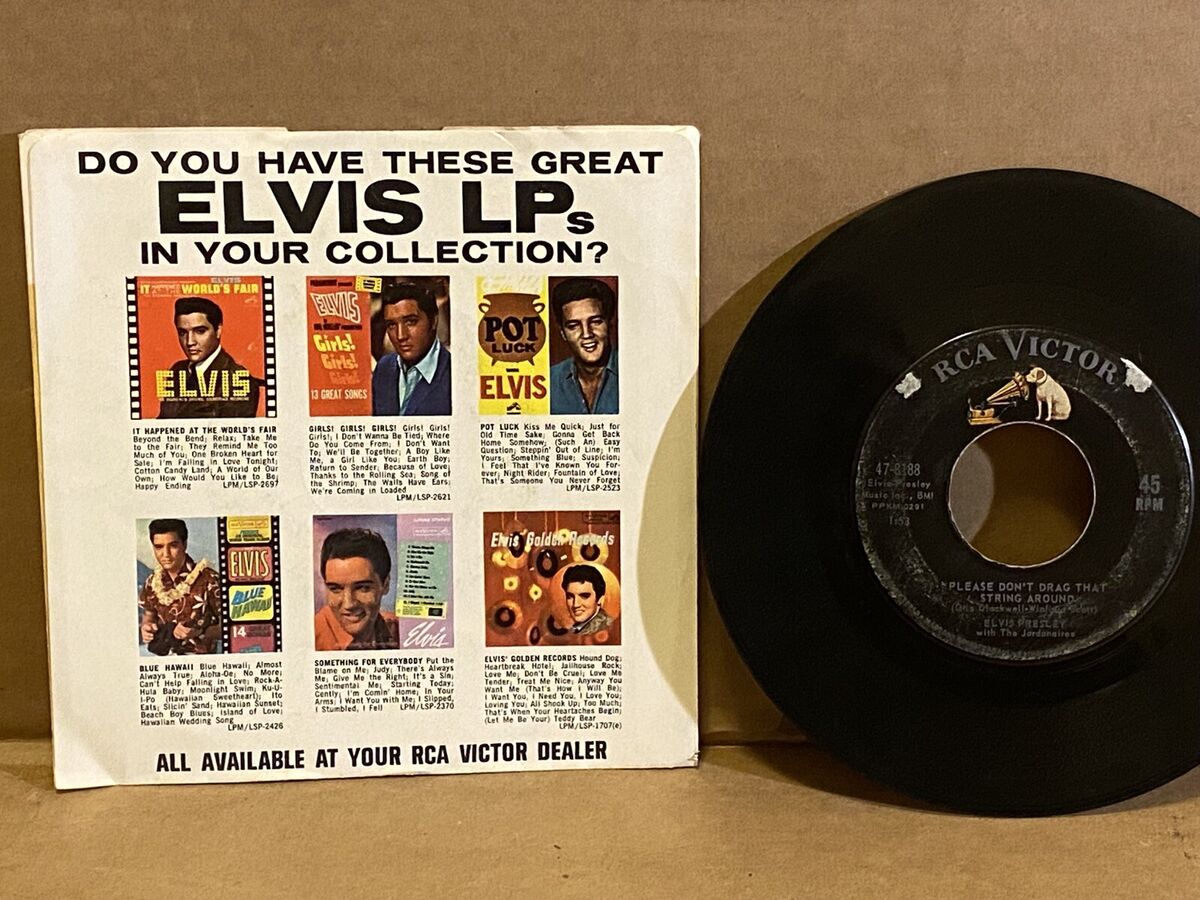 HEAR! RARE 45 Elvis Presley Devil In Disguise VG PICTURE