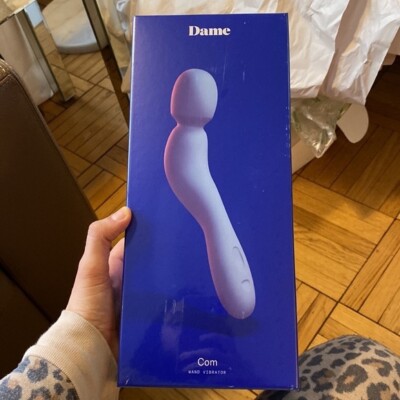 Dame Com Wand Vibrator Periwinkle Dame Com Wand Vibrator Periwinkle