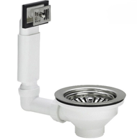 Viega Ablauf Und ÜBerlaufgarnitur Ø 90Mm Siphon Sifon SpüLe KüChe Ablaufgarnitur