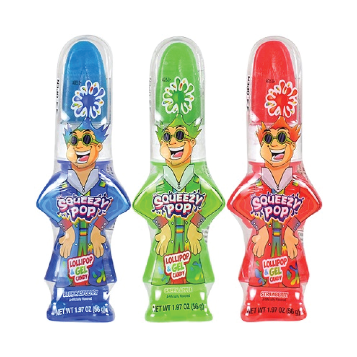 VITREO+AQUAVELOX+Lollipop QuicK セット Full Box 12x Pops Mr. Squeezy Pop Lollipop & Gel Assorted Flavor