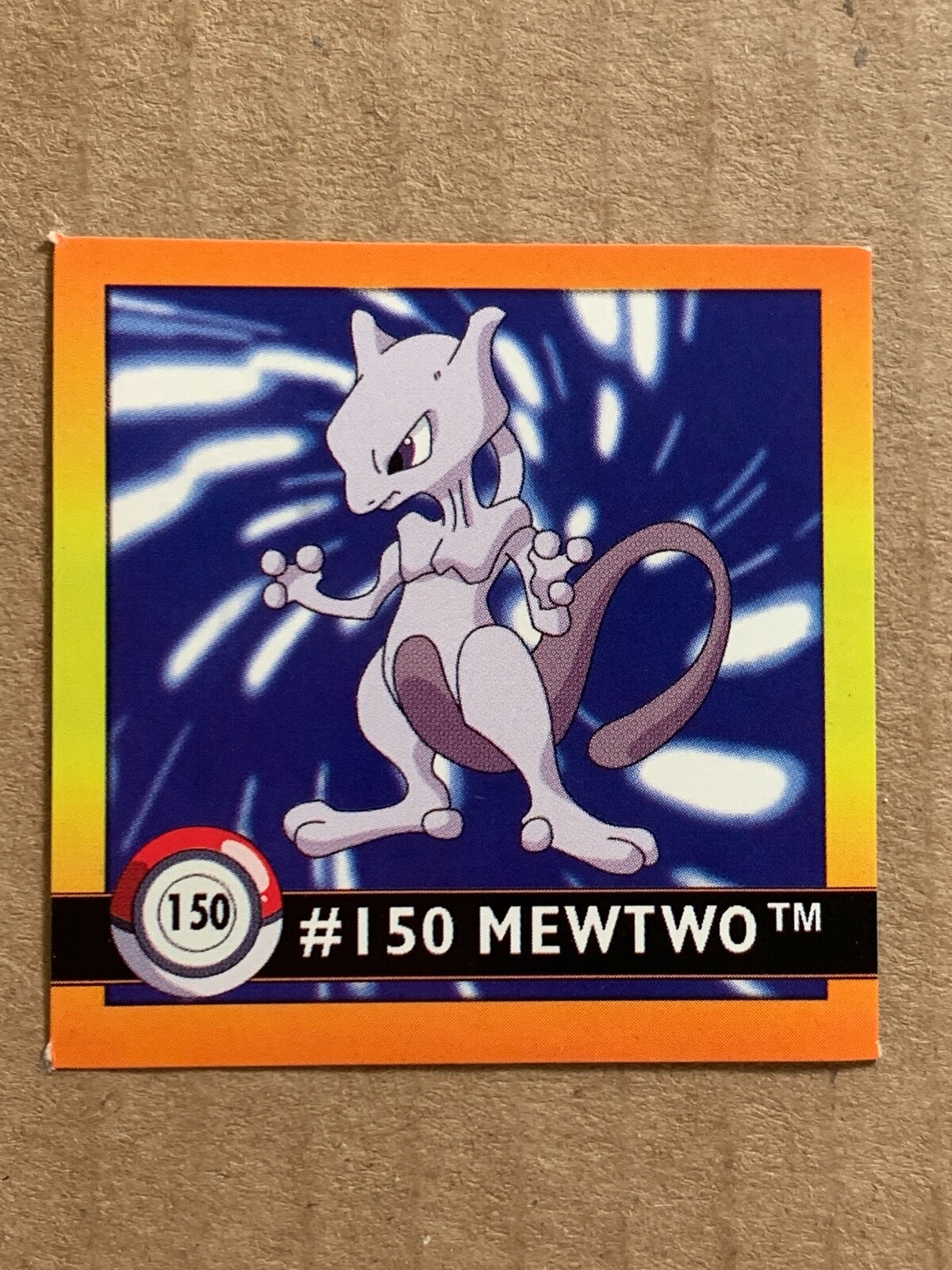 Pokemon 1999 Artbox Series 1 Stickers Mewtwo 150. FREE SHIPPING! - Picture 7 of 12