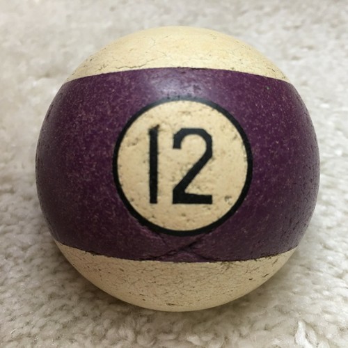 #12 Pool Ball. Antique, Vintage And Current Style Balls. Many To Choose From. - Picture 66 of 615