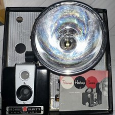 Vintage Kodak Brownie Hawkeye Camera 1950s With Flash.