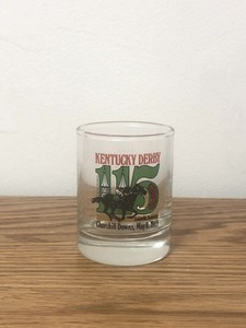 1989 Kentucky Derby 3oz Jigger Clear Shot Glass  eBay