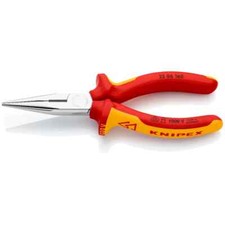 Knipex 160mm VDE Insulated Snipe/Long Nose Side Cutting Radio Pliers, 25 06 160