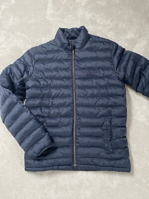 Men’s Barbour Templand Quilted Jacket Navy Size Small UK