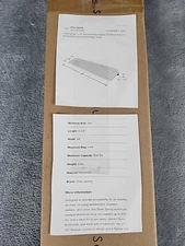 Threshold Handicap Wheelchair Ramp 1.25" Self Supporting Alumininum  34"W NIB