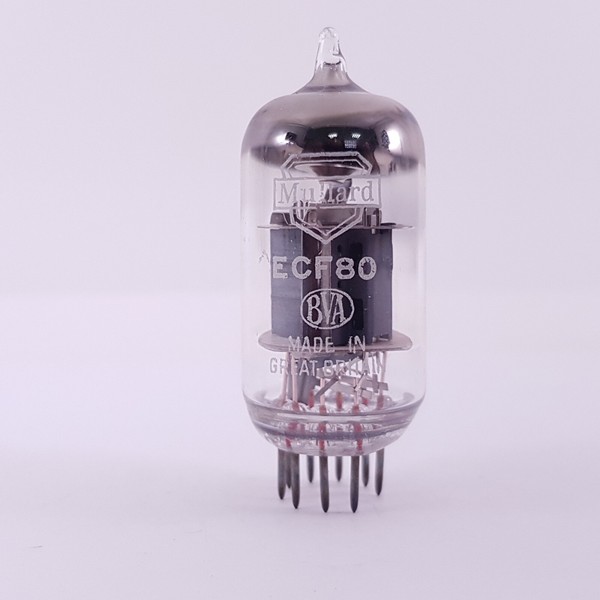 1 X ECF80 MULLARD TUBE. TESLA PRODUCTION. NOS. RC74/2