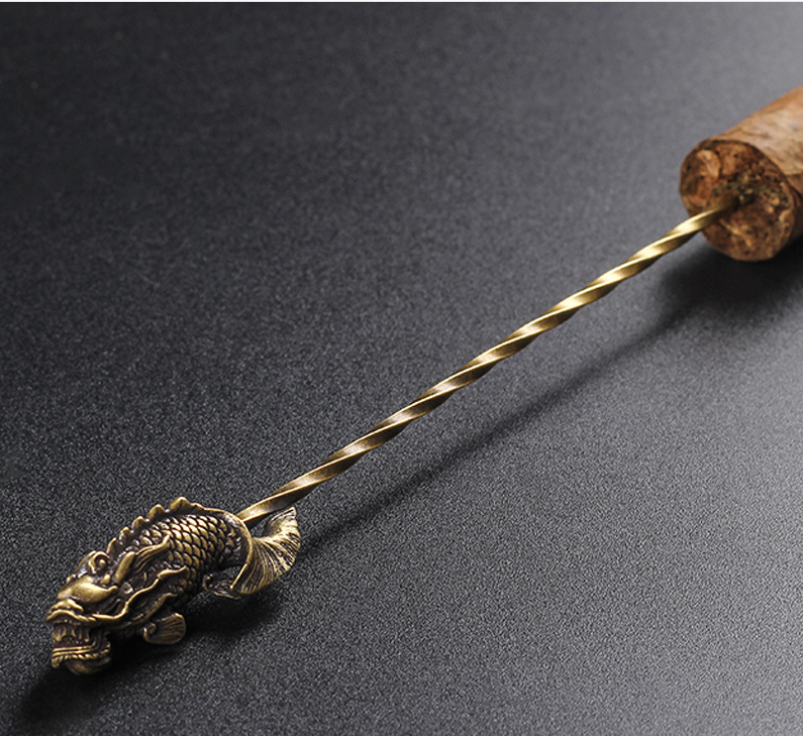 New Brass Copper Fish Cigarette Cigar Needle Dredge Knife Drill Accessories Hair