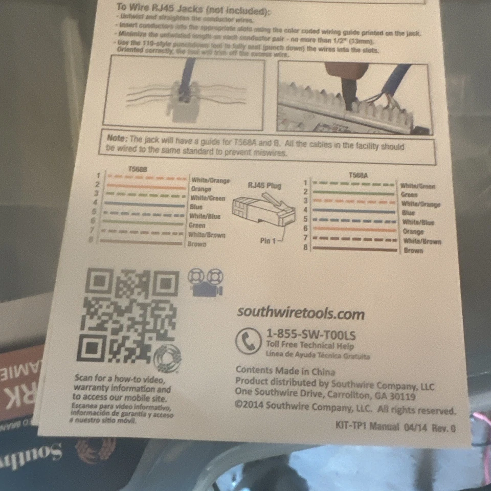 Southwire #KIT-TP1 Network Tool Kit . Opened Only To Take Pics Never Used - Image 4 of 4