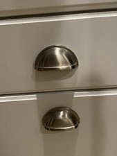  Farmhouse Style  Brushed Nickel 3 In. Cabine...