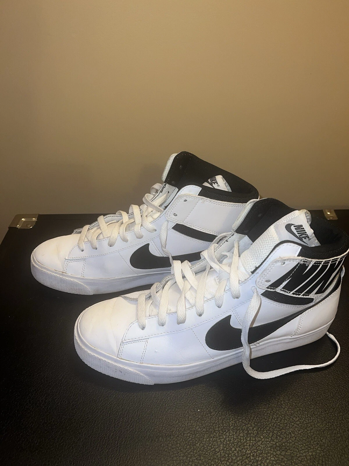 Blazer Nike Match Supreme High LTR blanc noir 631683 100 homme taille 11