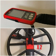 For Equinox 600 800 Control Bumper & 2 Coil Reinforcement Combo 11"  Coil - RED