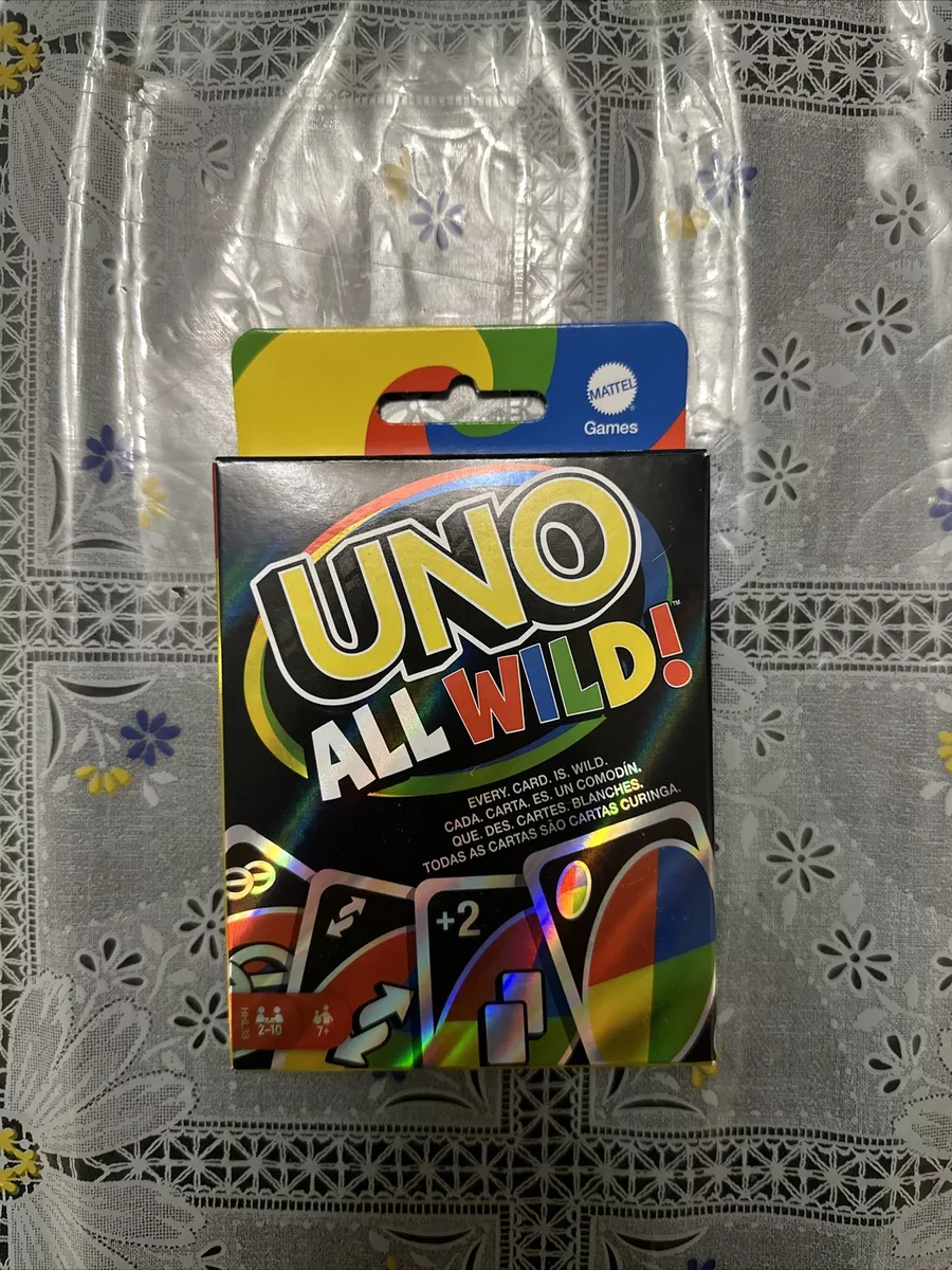 Uno Jogo De Cartas All Wild Mattel