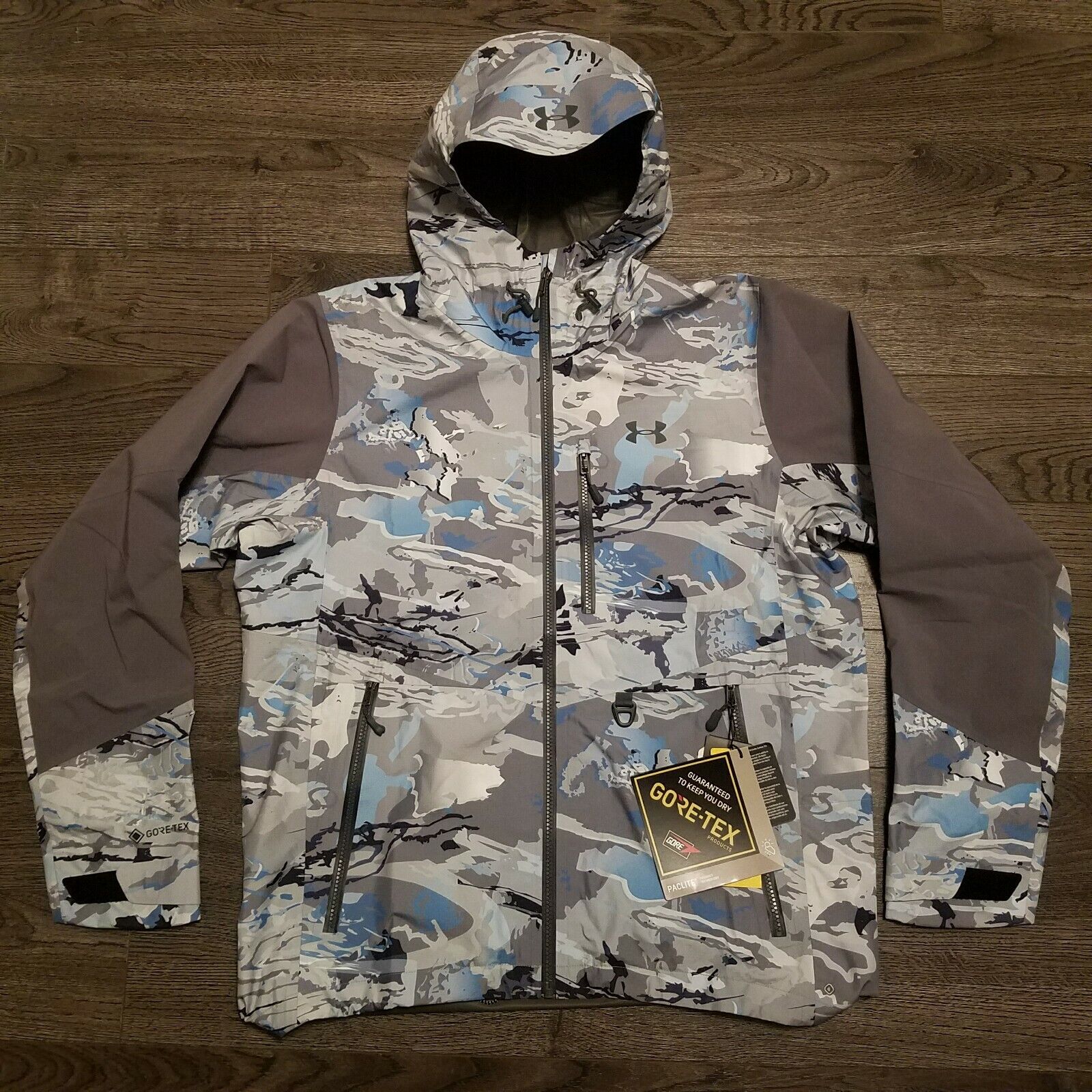 Under Armour Mens L Storm Gore Tex Insulator Camo Hunting Jacket For Sale Online Ebay