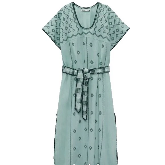 Zara Long Sleeve Casual Women's Midi