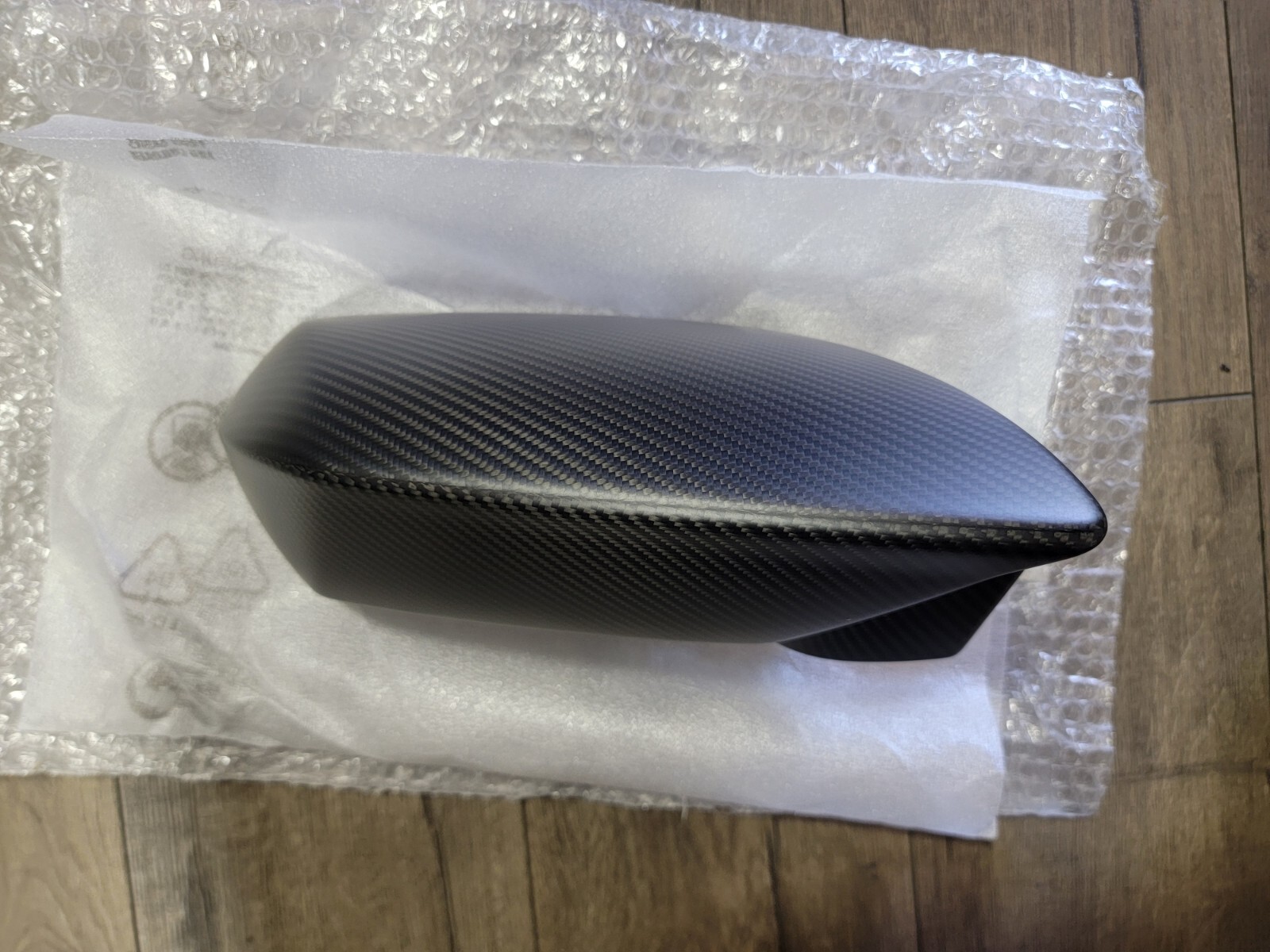 LAMBORGHINI HURACAN STO CARBON FIBER PASSENGER RH SIDE MIRROR COVER SHELL UPPER 