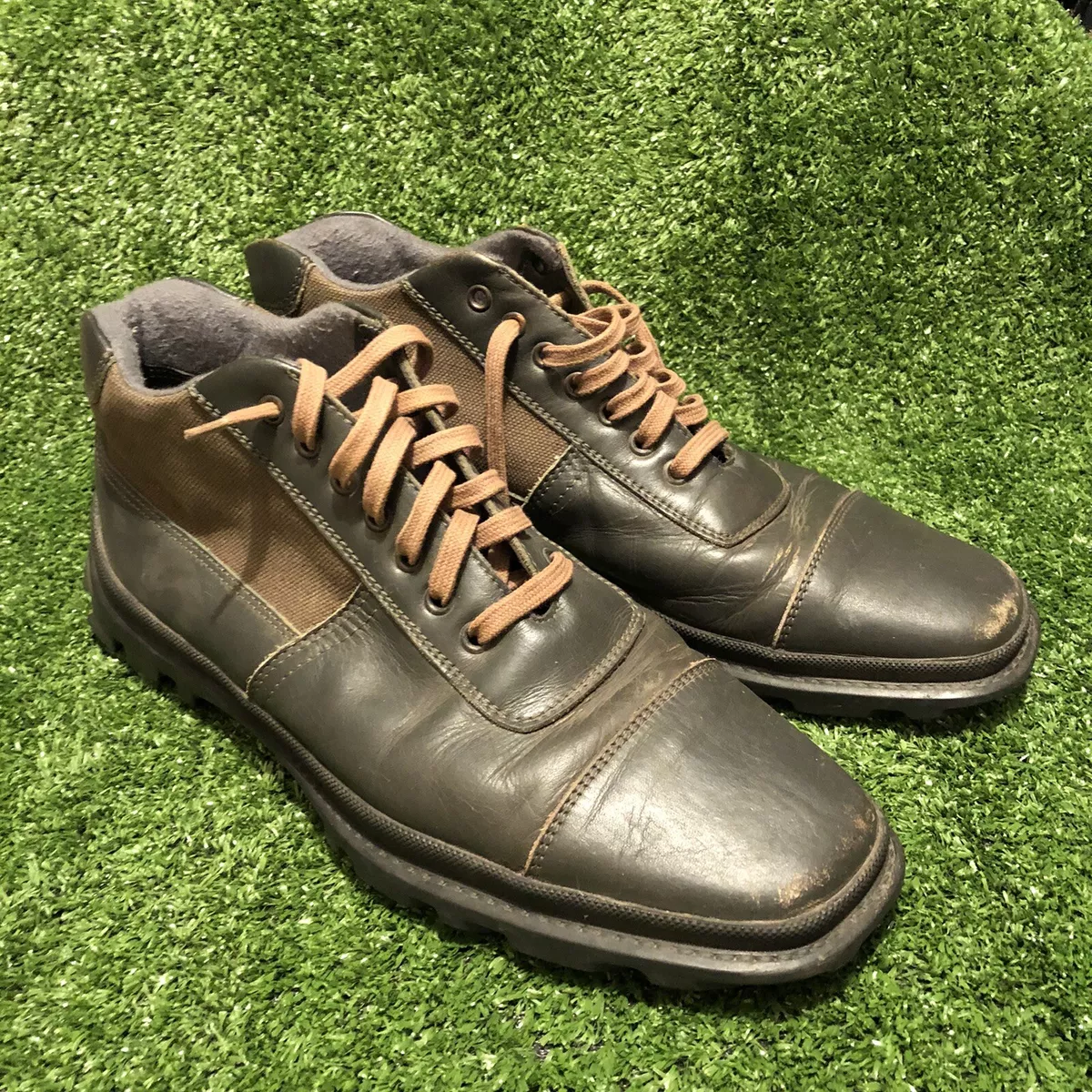 Leather sales sneaker boots