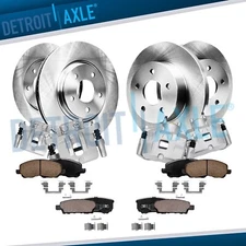 12pc Front Rear Rotors Brake Pads Calipers for Patriot Compass Avenger Sebring