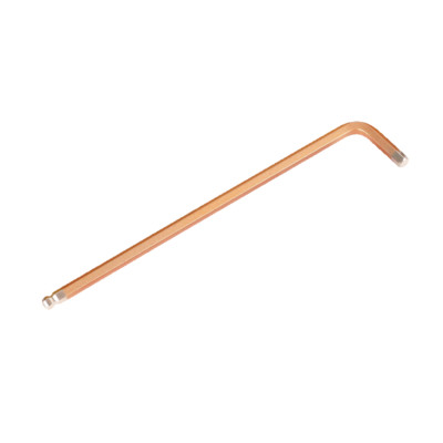 Wiha 56920 Color-Coded Ball-End Hex Metric L-Key, Copper, 6.0mm x 184mm