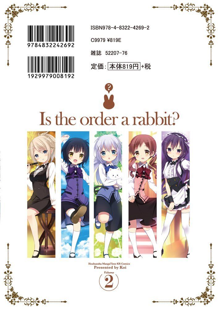 Gochuumon wa Usagi desu ka 1- 8 Manga set Japanese comic Is the order a  rabbit