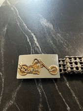 VINTAGE 1970's EASY RIDER MOTORCYCLE BIKER CHAIN BELT