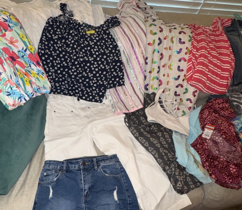 LN  NWT Huge 20 Piece Lot Girls Size 10/12 Clothing Summer Lulu Hayden Crewcut..