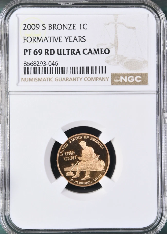 2009 S Bronze Lincoln Proof Cent Set PF69 RD Ultra Cameo - Image 3 of 4