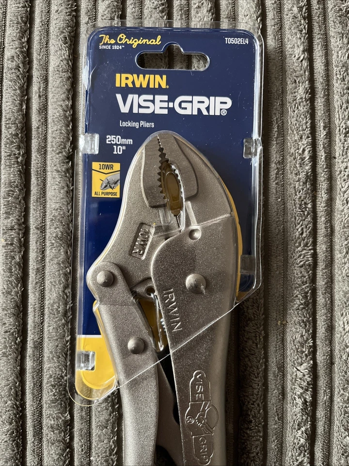 Irwin Vice-Grip 10WR 10”(250mm) Curved Jaw Locking Pliers 10502EL4 - Image 3 of 3